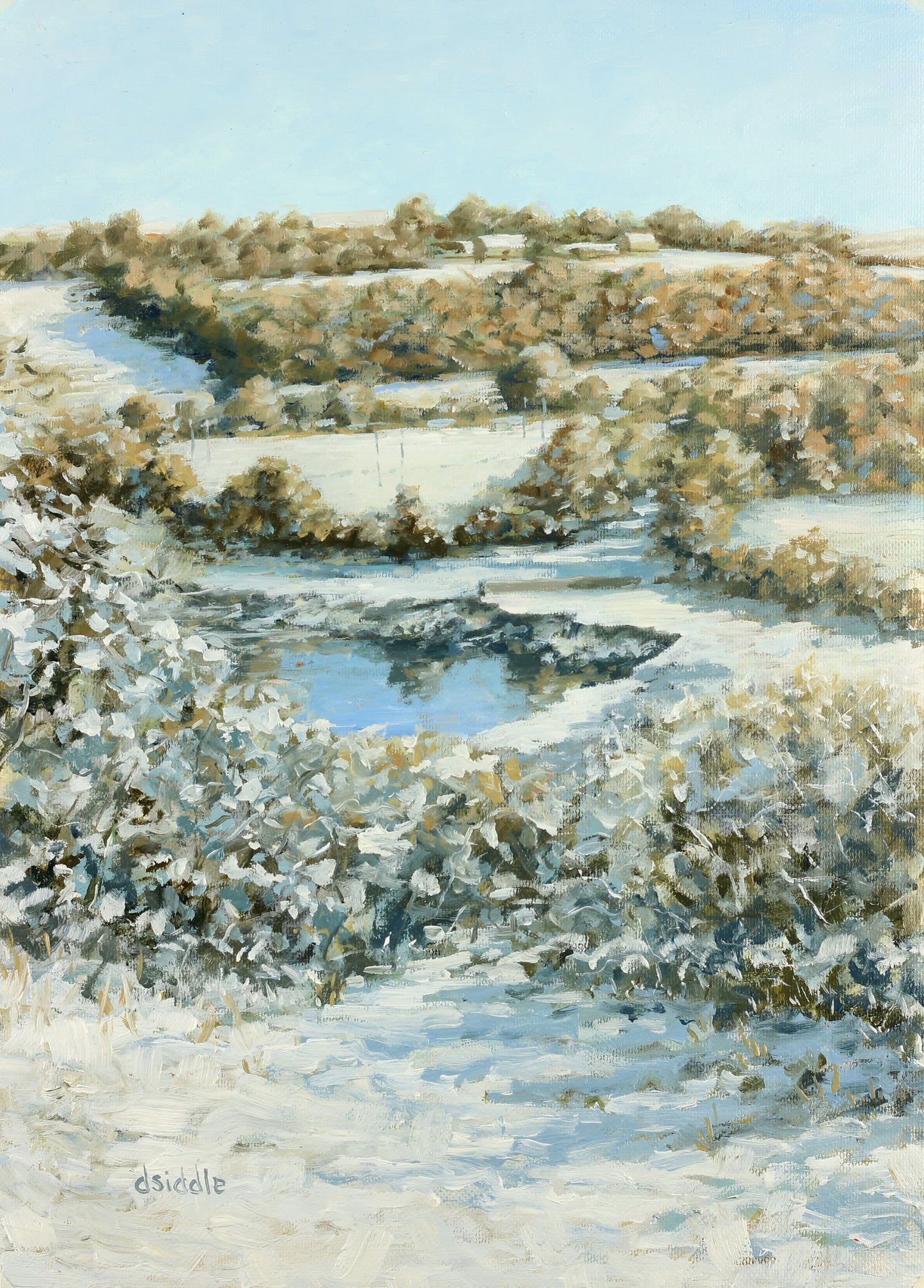 Damhead / Valley view - Bishop Auckland - Winter