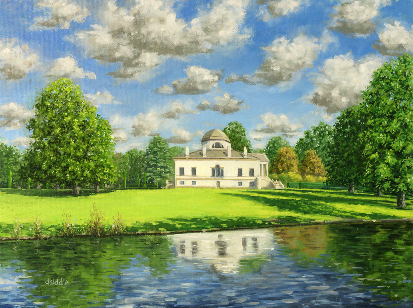 Chiswick House: Across the water