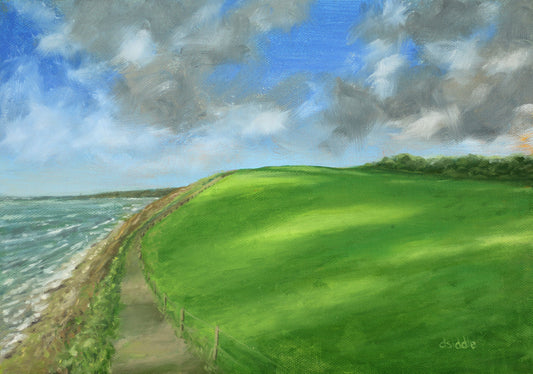 Osmington Cliff - Windy Sky 01