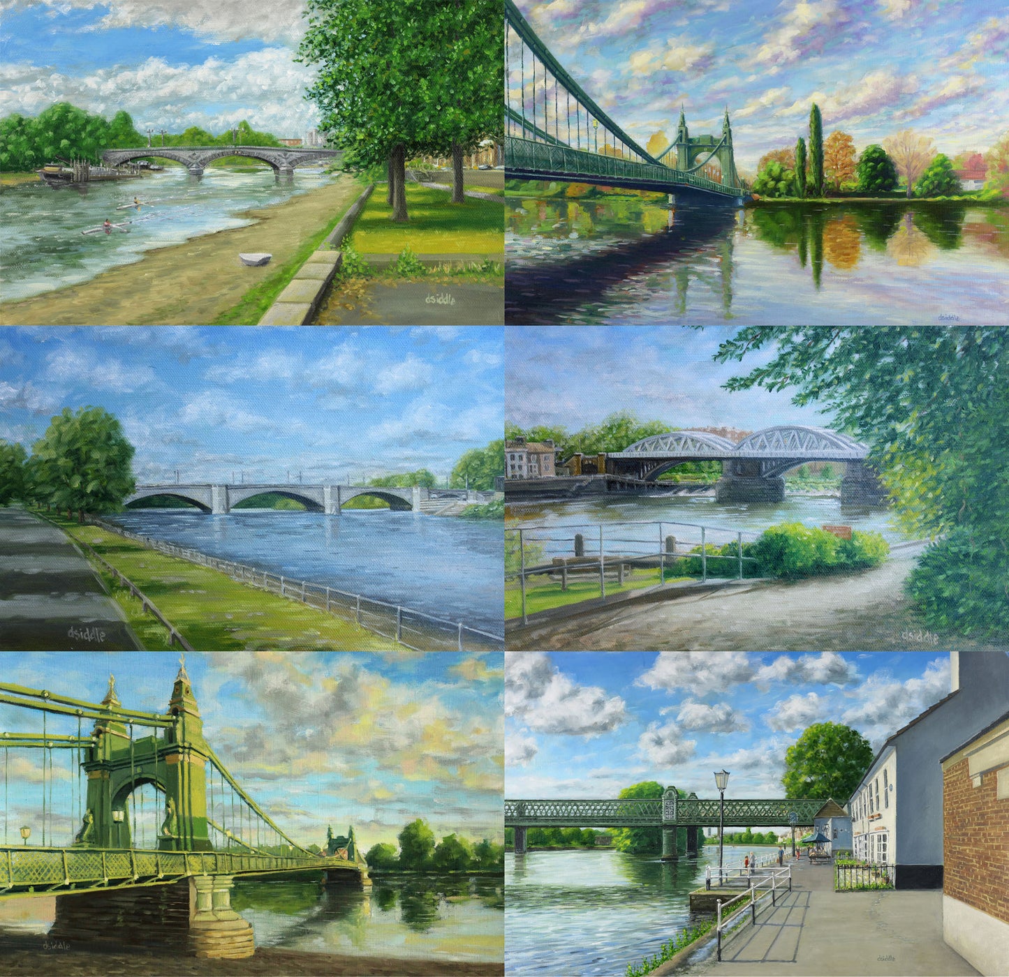 Bridges of West London - Pack of 6 cards