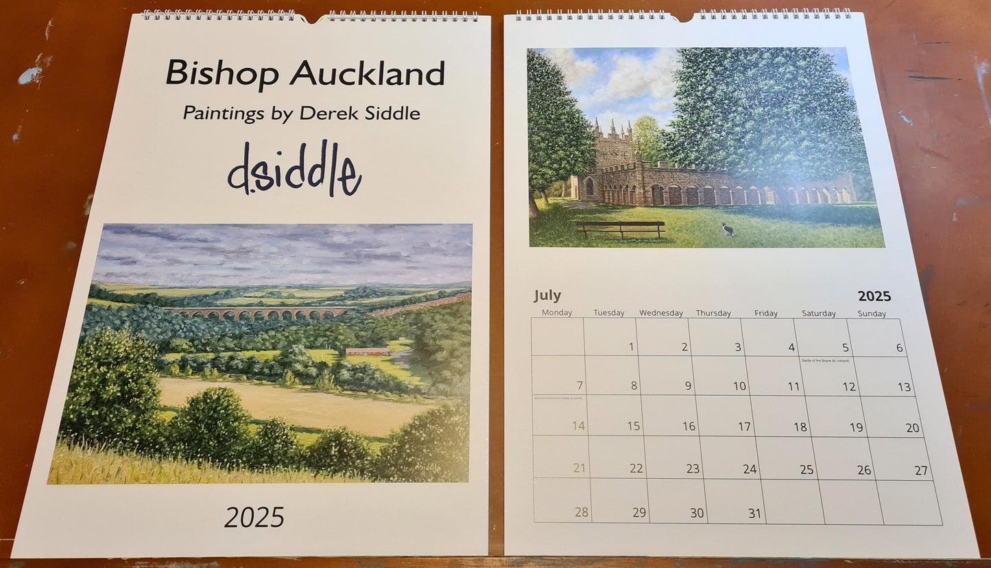 Bishop Auckland 2025 Calendar